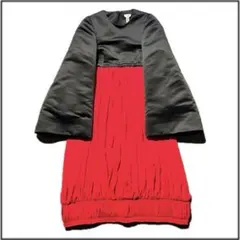 希少 COMME des GARCONS 20aw プリーツドッキングワンピースのサムネイル