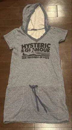 HYSTERIC GLAMOUR 半袖 フード付き ミニワンピースのサムネイル