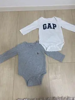 ギャップベビー　ロンパース2点セット