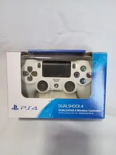 PS4 DUALSHOCK 4 グレイシャー・ホワイト 箱・説明書付き ジャンク