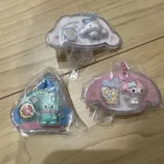 サンリオパッケージチャーム マイメロ、ハンギョドン、シナモロール