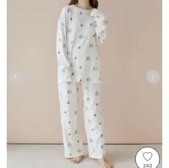 ジェラートピケ　ベアケーキ　ロングパンツ