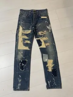 MINDSEEKER HOMME セルビッチ ハンドペイント ダメージデニム M - メルカリ
