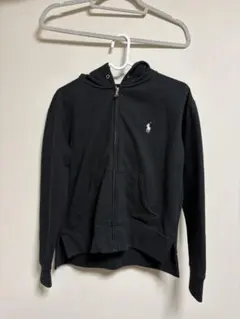 極美品ラルフローレン ジップパーカー XS ワンポイント刺繍　大人気