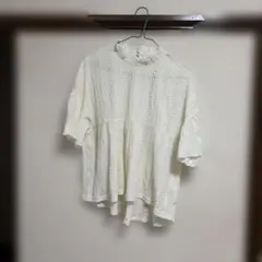 r.p.s 半袖 ブラウス ホワイト レースのサムネイル