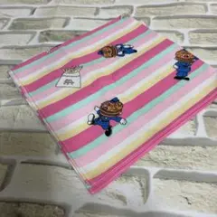 ビッグマックポリスレインボーカラーストライプランチマットビンテージ