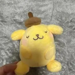 ポムポムプリン　サンリオキャラクターズ　むにゃすやマスコット