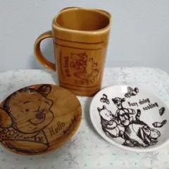 くまのプーさん 一番くじ　 マグカップ　デザインプレート