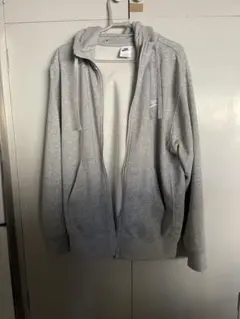 Nike グレー ジップアップパーカー Mサイズ　訳あり