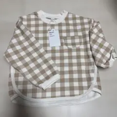 アプレレクール　チェック　トレーナー