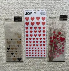 ハート柄シールセット