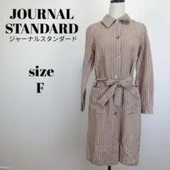 【a2271】JOURNAL STANDARD チェック柄 シャツワンピース F