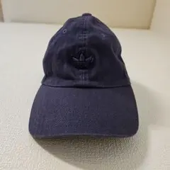 アディダス　adidas　子供用キャップ サイズ　54~57㎝　紺紫