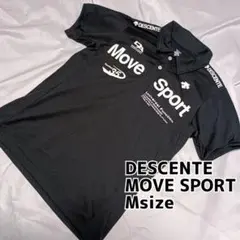 DESCENTE MOVE SPORT ポロシャツ Mサイズ ブラック