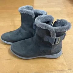 グレー ファー付き ムートンブーツのサムネイル