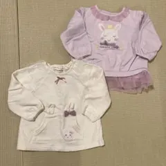 キムラタン　クーラクール　裏起毛　トレーナー　セット