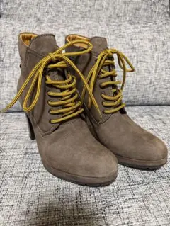 ファビオルスコーニ FABIO RUSCONI レースアップ ショートブーツ