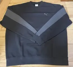 PUMA CORE HERITAGE MX クルースウェット XXL ブラック