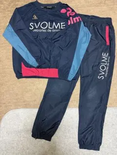 値下げ！新品　SVOLME ピステ上下セット 160 ネイビー/ピンク
