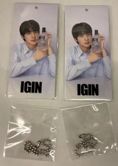IGIN BTS JINプロデュース　ネックタグ　2セット