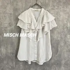 MISCH MASCH ミッシュマッシュ　ノースリーブ　フリルブラウス　Mサイズ