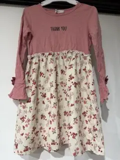 SLAP SLIP花柄ワンピース 七分袖・長袖