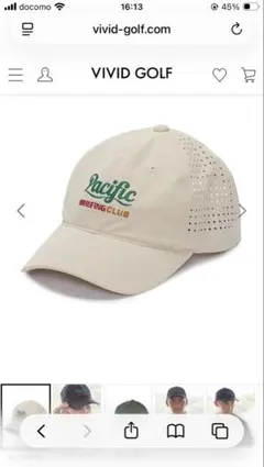 Pacific Golf Club × ブリーフィング のキャップ