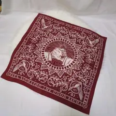 バンダナ スカーフ レッド レトロ ヴィンテージ アメカジ 大判 シェイクハンド