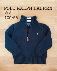 POLO RALPH LAUREN ネイビー セーター 3/3T ラルフローレン
