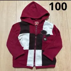 ジップパーカー　DRUG STORES フード付きパーカー 100cm