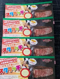 ブロンコビリー スクラッチ券のサムネイル