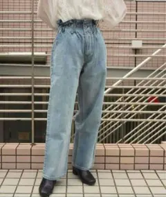 tiptop・ウエストゴムデニムパンツ・美品のサムネイル