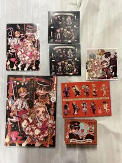 あいだいろ画集 地縛少年花子くん　イラストカード、小物入れセット