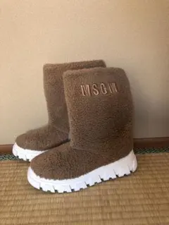 MSGM ボアムートンブーツ ブラウン 23cm EU 37.