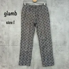 glamb グラム グレンチェック ドット ボトムス パンツ サイズ1 メンズ.のサムネイル