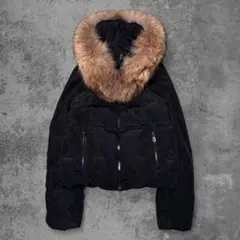 GOA archive Black Fur Down Jacket 00s