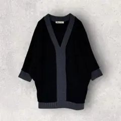 Bou Jeloud/ブージュルード　ドルマンニットトップス　Vネック　七分　F