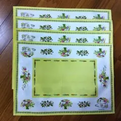 新品未使用品　MINTON ミントン　ランチョンマット　35×48cm　 4枚組 MINTON（ミントン） ランチョンマット（リバーシブル） ハードウィック