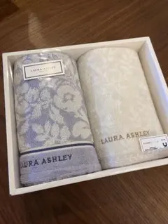 LAURA ASHLEY フェイスタオル 2枚セット