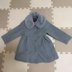 PK グレー フレアコート