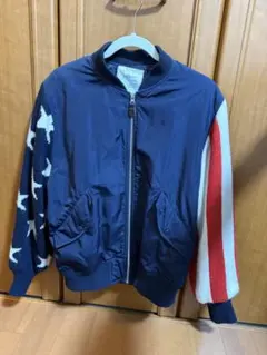 アメリカ国旗デザイン ボンバージャケットのサムネイル