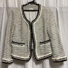自由区 ツイードジャケット Sサイズ相当