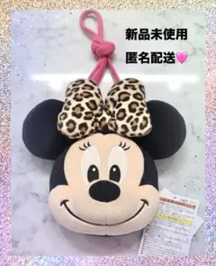 ディズニー ミニーちゃん ヒョウ柄 ショルダーバッグ