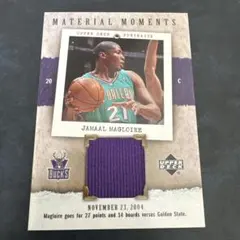NBA実使用ジャージ　ジャマール・マグロワ　マテリアルモーメントカード