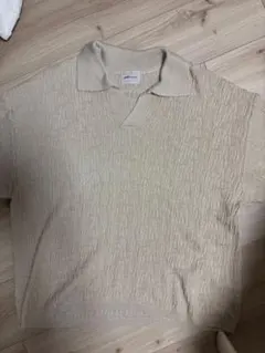 EMMA CLOTHESポロシャツ ベージュのサムネイル