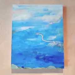 アクリル画 原画 インテリア F4 自然 空 雲 - メルカリ