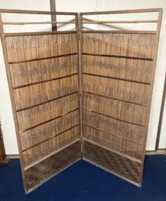 パーテーション　木製　衝立　アンティーク　古道具 パーテーション 木製 衝立 アンティーク 古道具