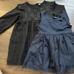 【サイズ90~95】C'est Géant ブラック ワンピース