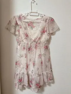 L'EST ROSE 花柄ワンピース