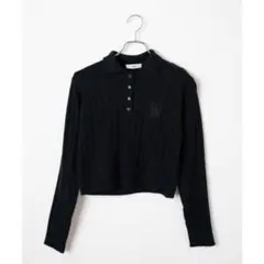 ケーブルポロニット 秋 冬